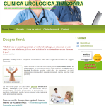 Exemplu de pagina www pentru clinica urologica